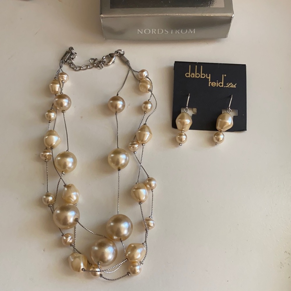 Dabby Reid necklace and earring set